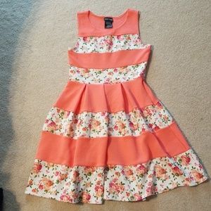 Fit flare Floral Dress by Paper Doll